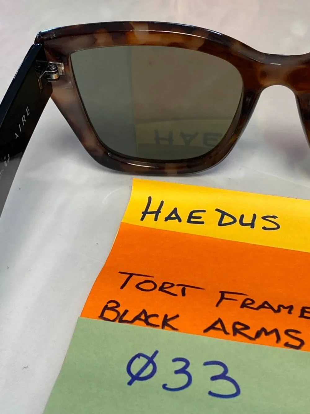 AIRE Sunglasses IMPERFECT  Exact Pair Shown HAEDUS 033